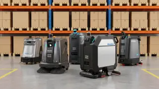 Robot de limpieza Cenobots. Fregadora y barredora autónoma industrial
