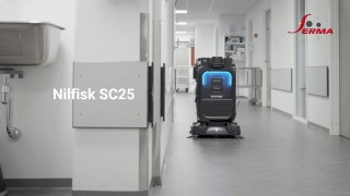 Fregadora SC25 Nilfisk, limpieza autónoma
